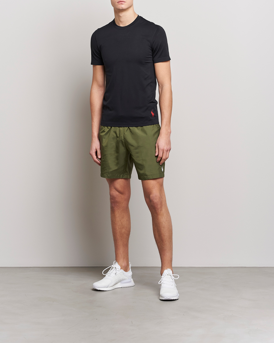 Herre | T-Shirts | Polo Ralph Lauren | Active Crew Neck Tee Polo Black