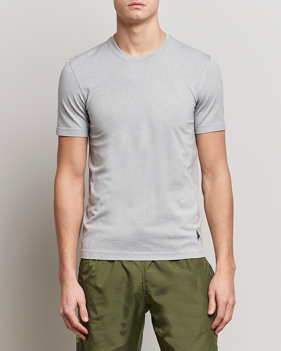 Herre | T-Shirts | Polo Ralph Lauren | Active Crew Neck Tee Light Sport Heather