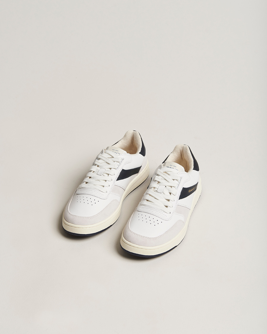Herre | | GANT | Goodpal Sneaker White/Marine/Sand Suede