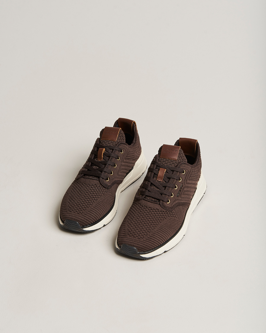 Herre | Running sneakers | GANT | Beeker Mesh Sneaker Dark Brown