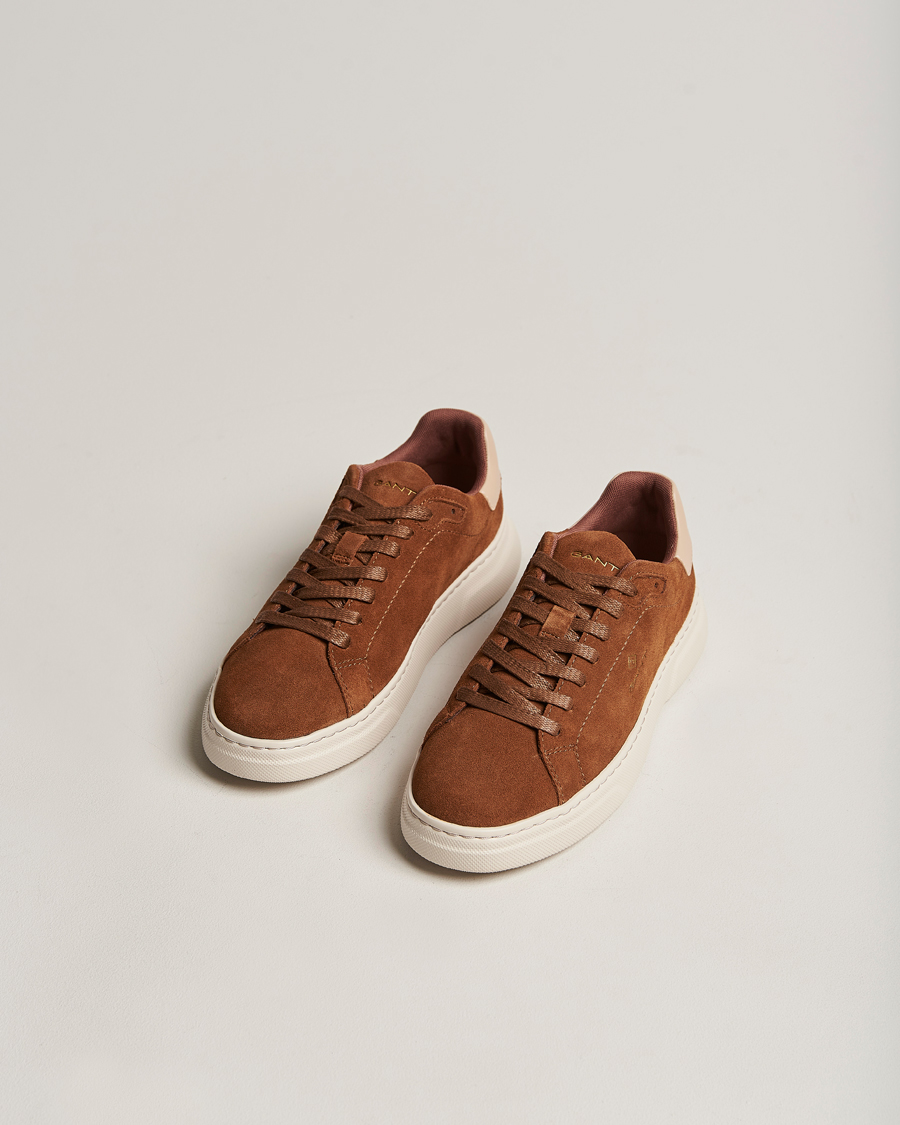 Herre |  | GANT | Joree Lightweight Suede Sneaker Cognac