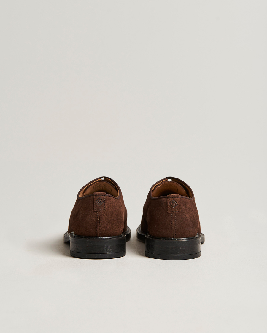 Herre | GANT St Akron Suede Derby Dark Brown | GANT | St Akron Suede Derby Dark Brown