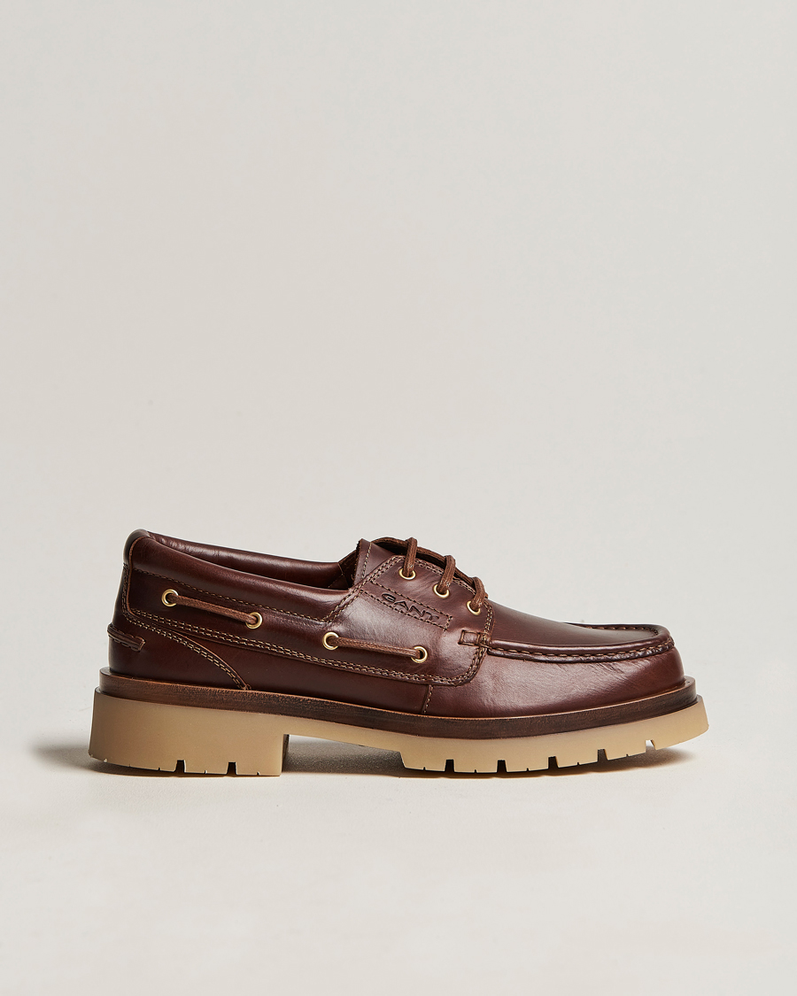 Herre | GANT Zeamee Leather Boat Shoe Cognac | GANT | Zeamee Leather Boat Shoe Cognac