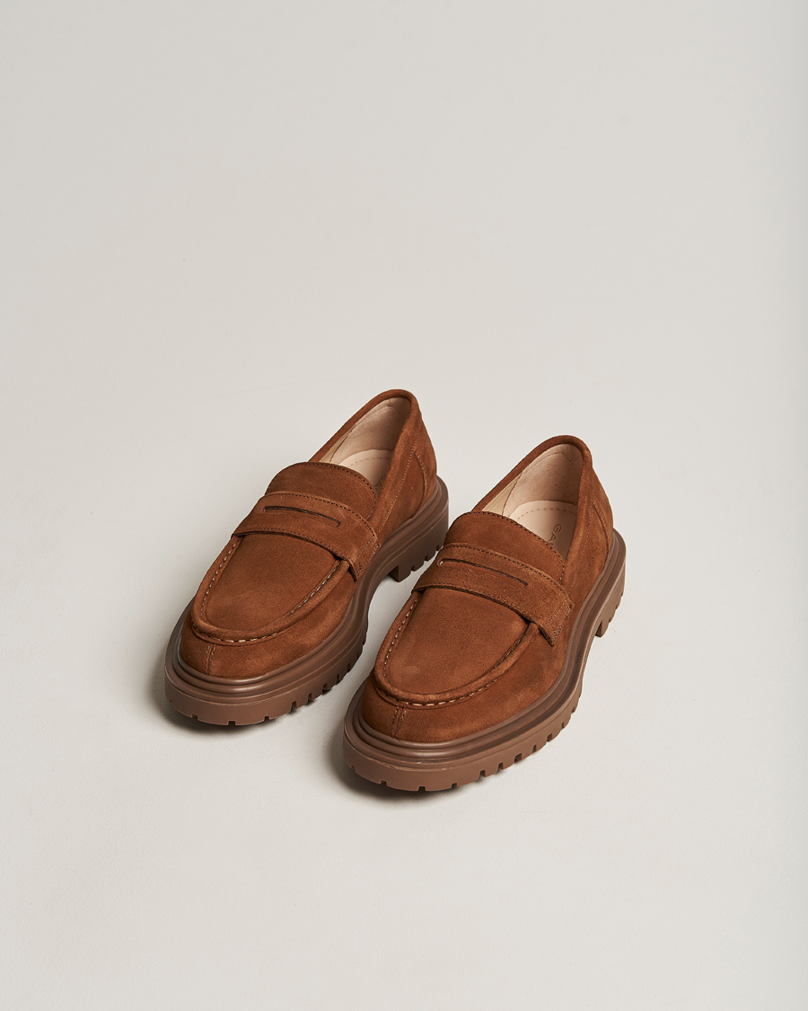 Herre | | GANT | Jackmote Suede Loafer Cognac