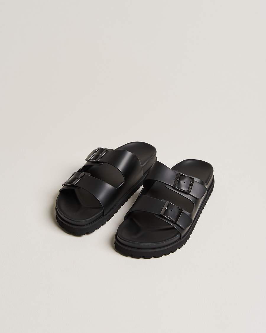 Herre | Sko | GANT | Primapal Leather Sandal Black