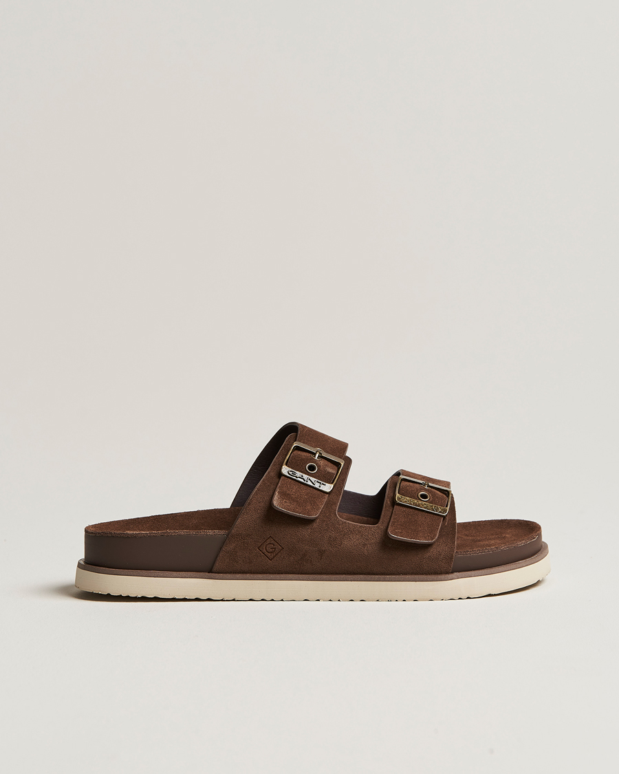 Herre | GANT Palbuddy Suede Sandal Tobacco Brown | GANT | Palbuddy Suede Sandal Tobacco Brown