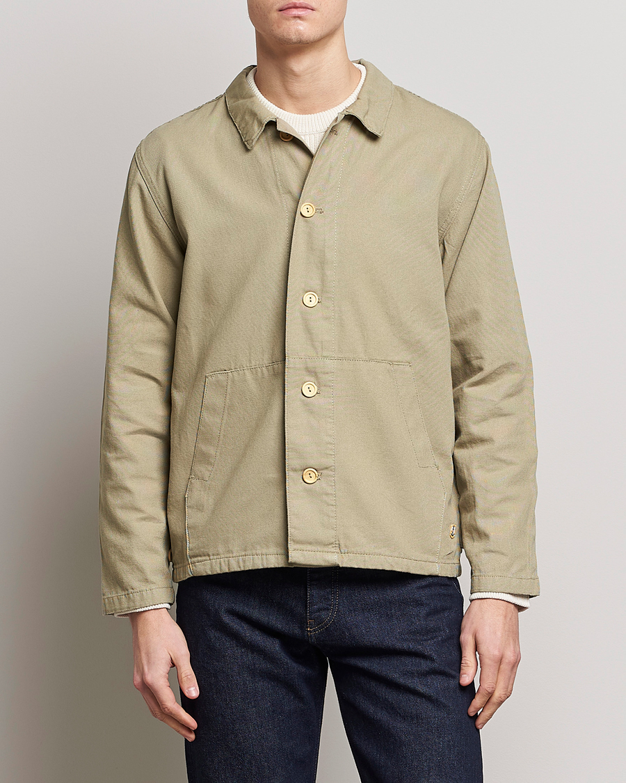 Herre |  | Armor-lux | Veste Pecheur Heritage Overshirt  Argile