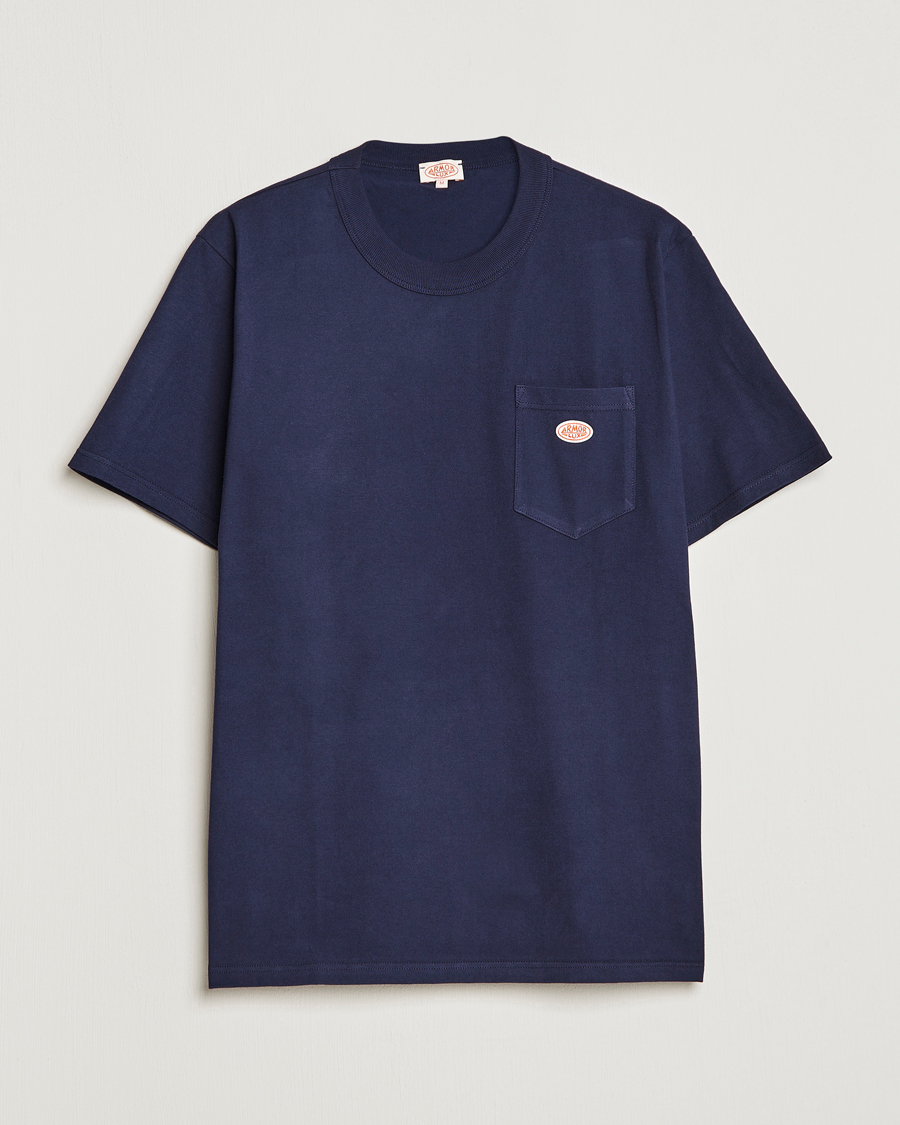 Herre | T-Shirts | Armor-lux | Callac Pocket T-Shirt Navy