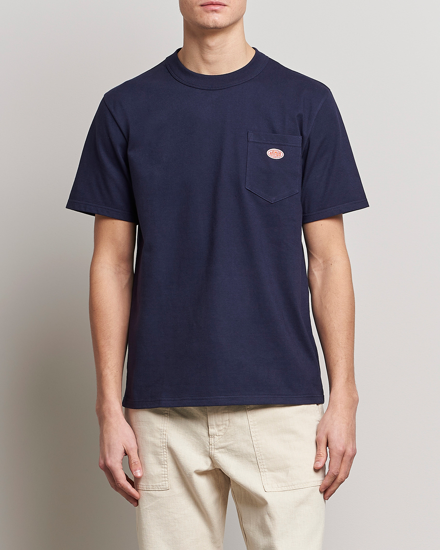 Herre |  | Armor-lux | Callac Pocket T-Shirt Navy