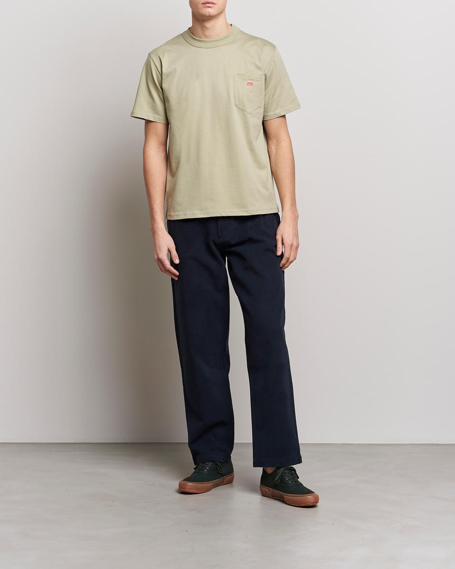 Herre | T-Shirts | Armor-lux | Callac Pocket T-Shirt Argile
