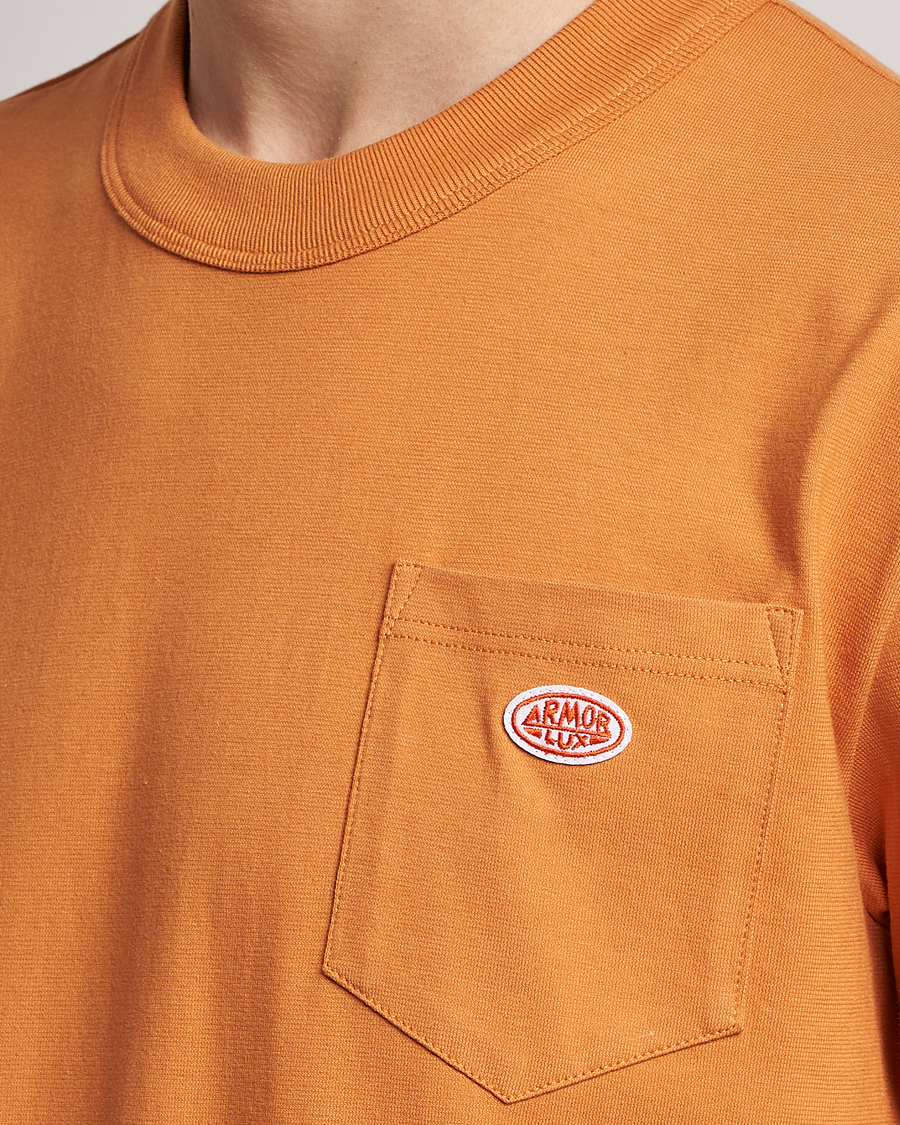 Herre | T-Shirts | Armor-lux | Callac Pocket T-Shirt Rusty