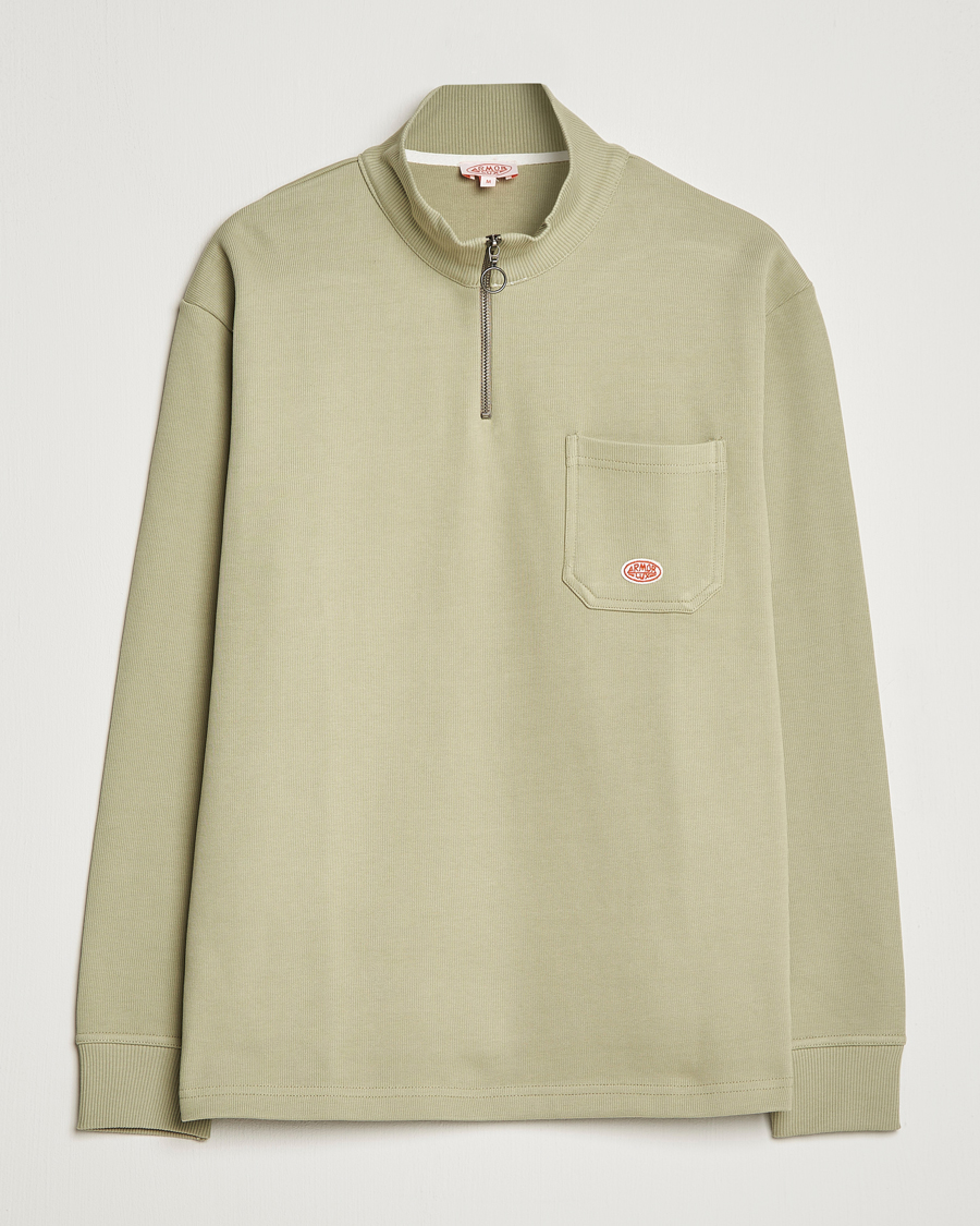Herre | Gensere | Armor-lux | Camionneur Cotton Half Zip Sweater Argile