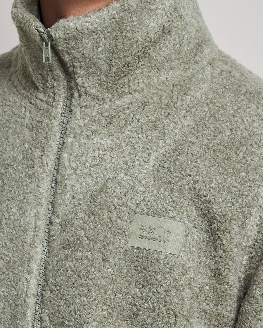 Herre | Gensere | NN07 | Nil Pile Full Zip Jacket Forest Mint