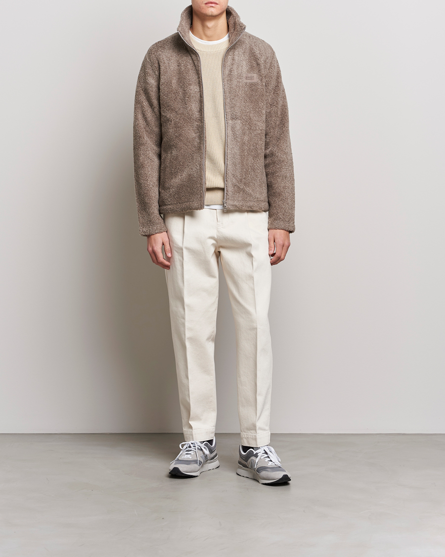Herre | Gensere | NN07 | Nil Pile Full Zip Jacket Iron