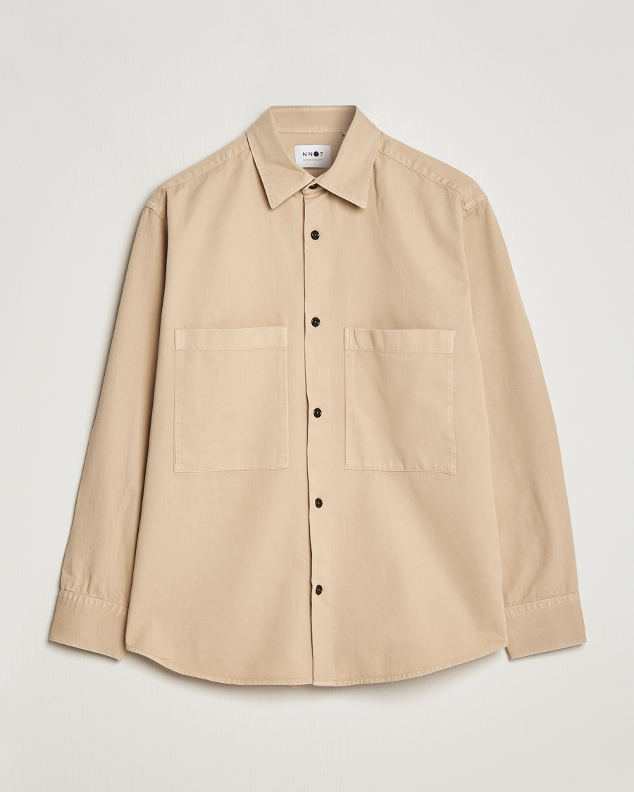 Herre | Skjorter | NN07 | Freddy Pocket Overshirt Light Khaki
