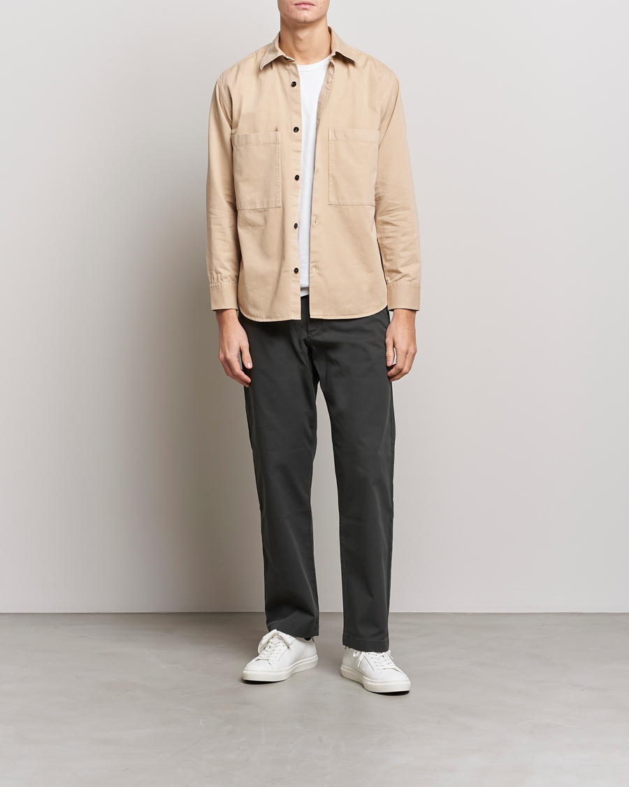 Herre | Skjorter | NN07 | Freddy Pocket Overshirt Light Khaki