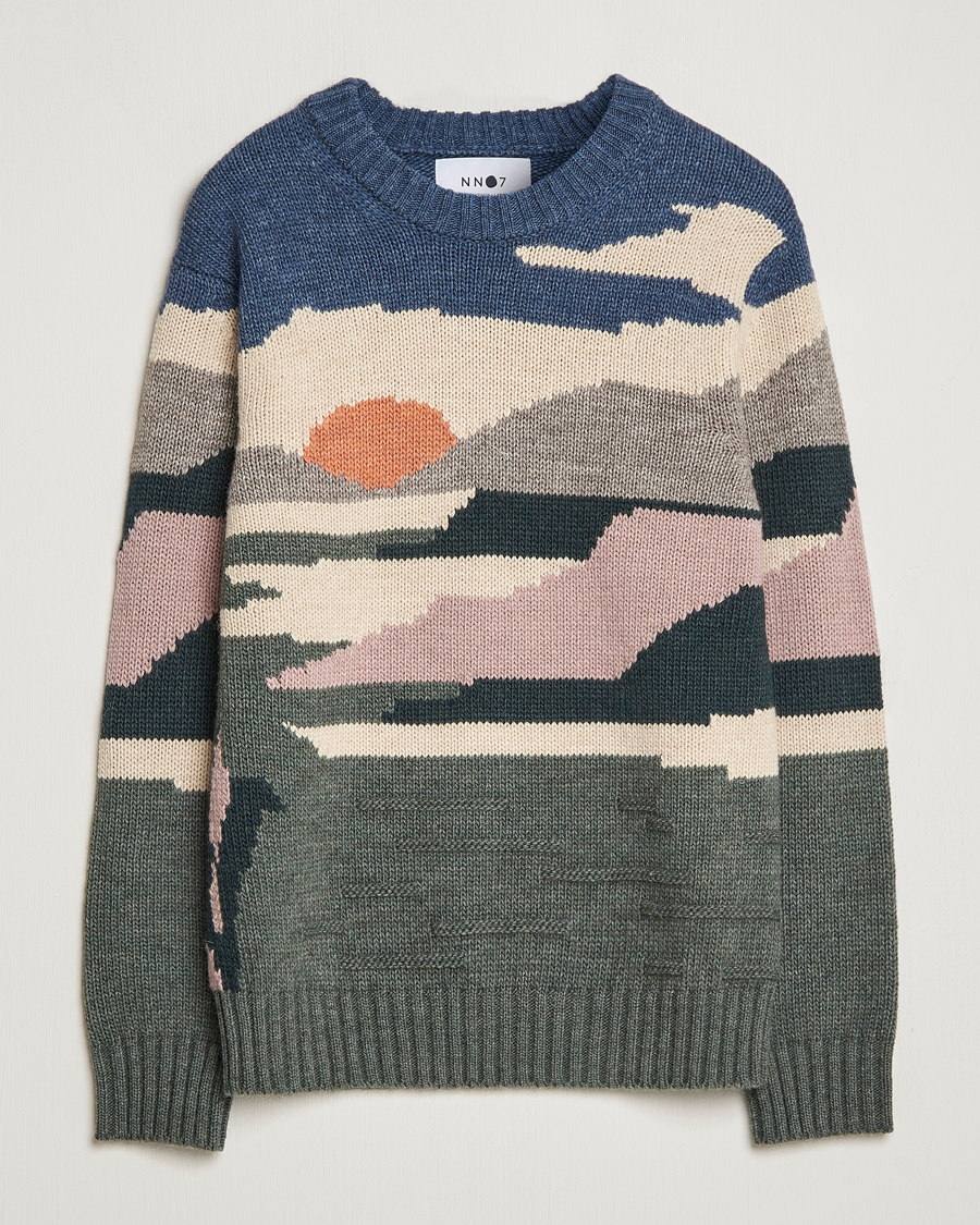 Herre | Gensere | NN07 | Jason Sunset Knitted Sweater Multi