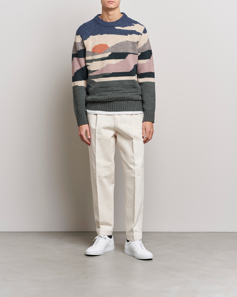 Herre | Gensere | NN07 | Jason Sunset Knitted Sweater Multi