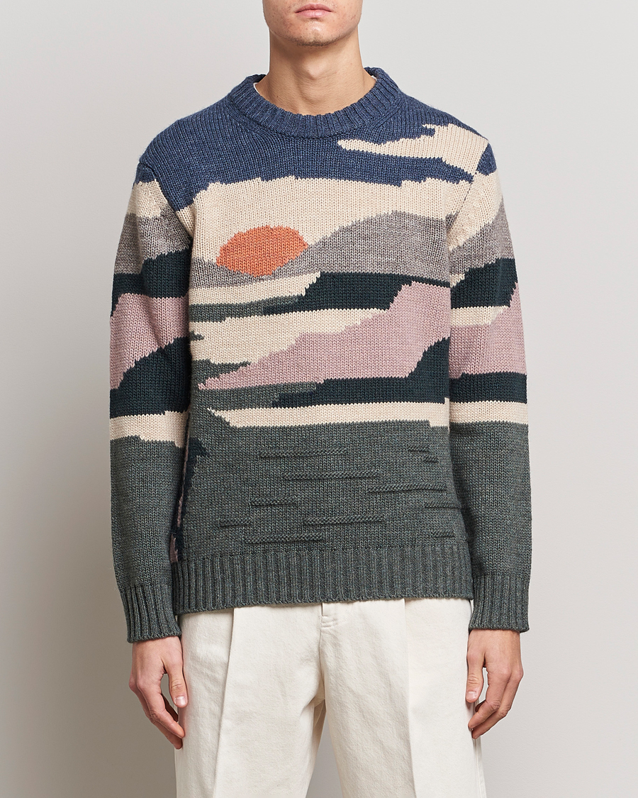 Herre | Julegensere | NN07 | Jason Sunset Knitted Sweater Multi