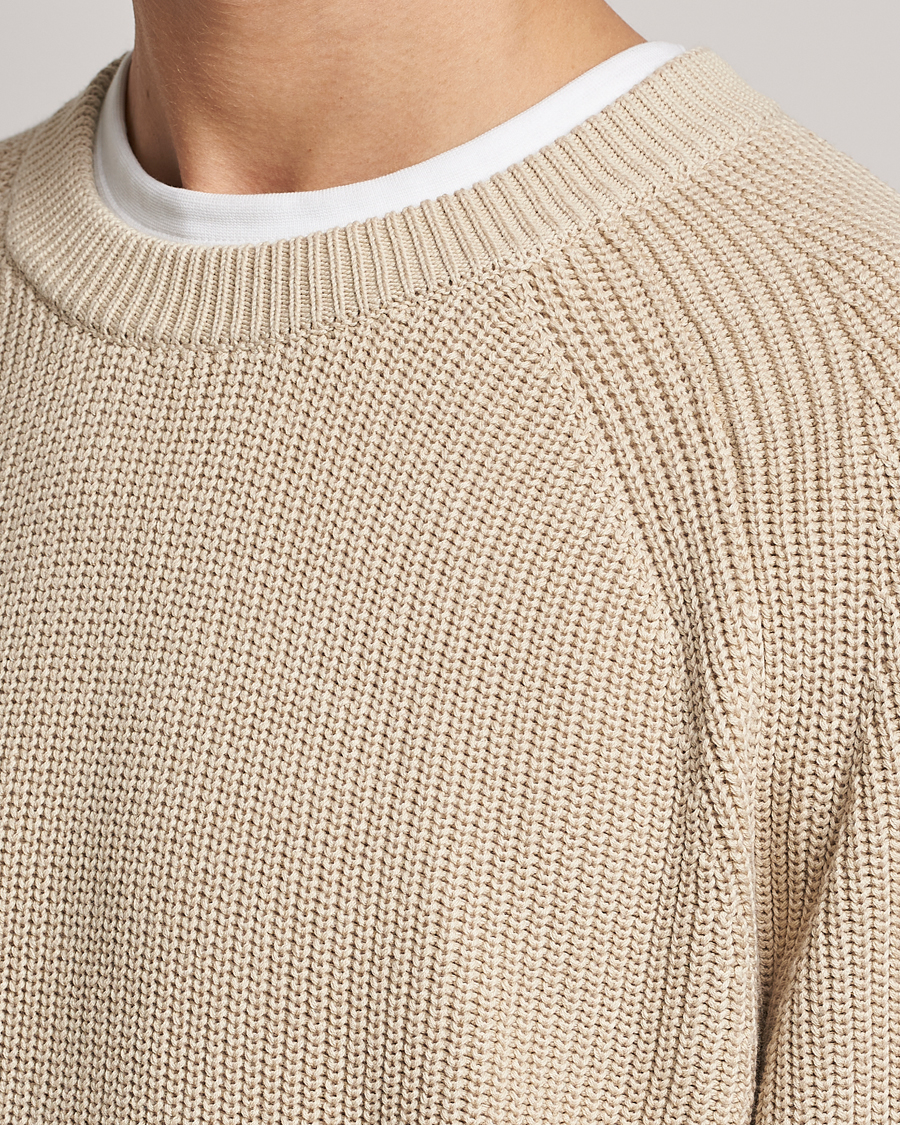 Herre | Gensere | NN07 | Jacobo Cotton Knitted Sweater Off White