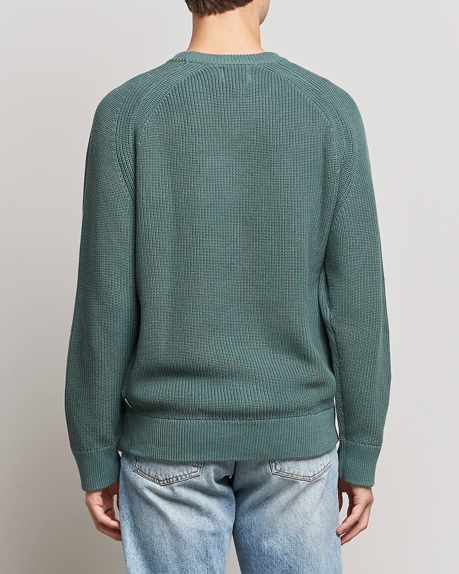 Herre | Gensere | NN07 | Jacobo Cotton Knitted Sweater Forest Mint
