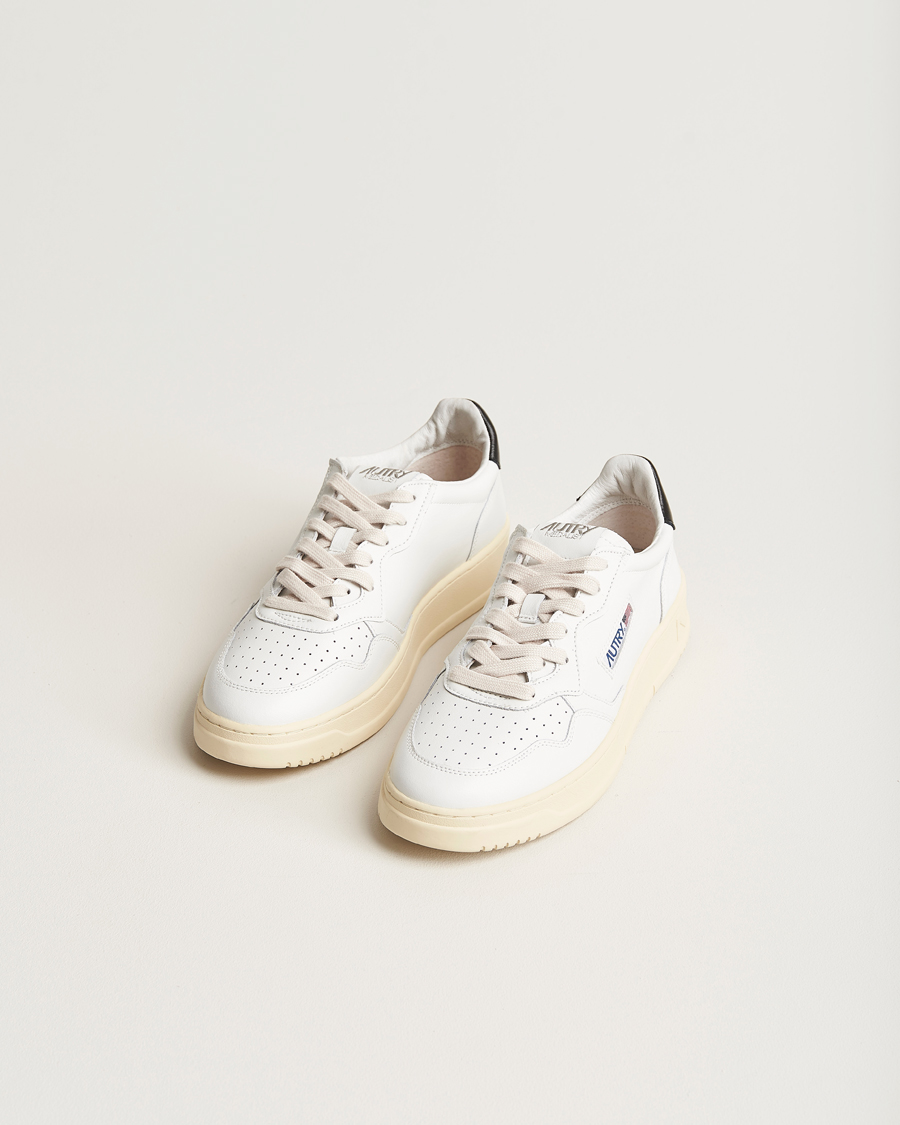 Herre | Autry | Autry | Medalist Low Leather Sneaker White/Black