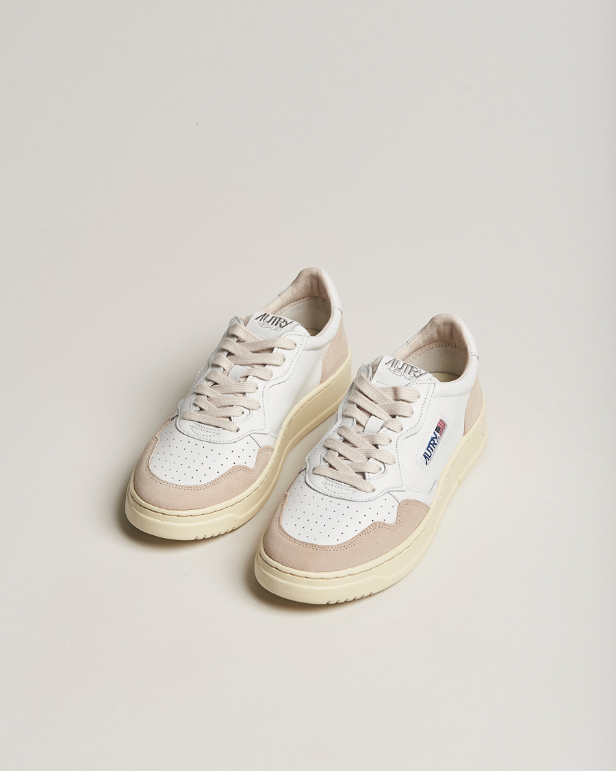 Herre | Sneakers | Autry | Medalist Low Leather/Suede Sneaker White