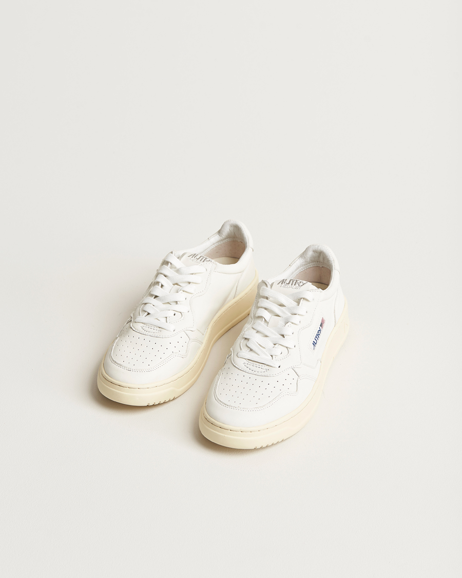 Herre | Sneakers | Autry | Medalist Low Goat Leather Sneaker White