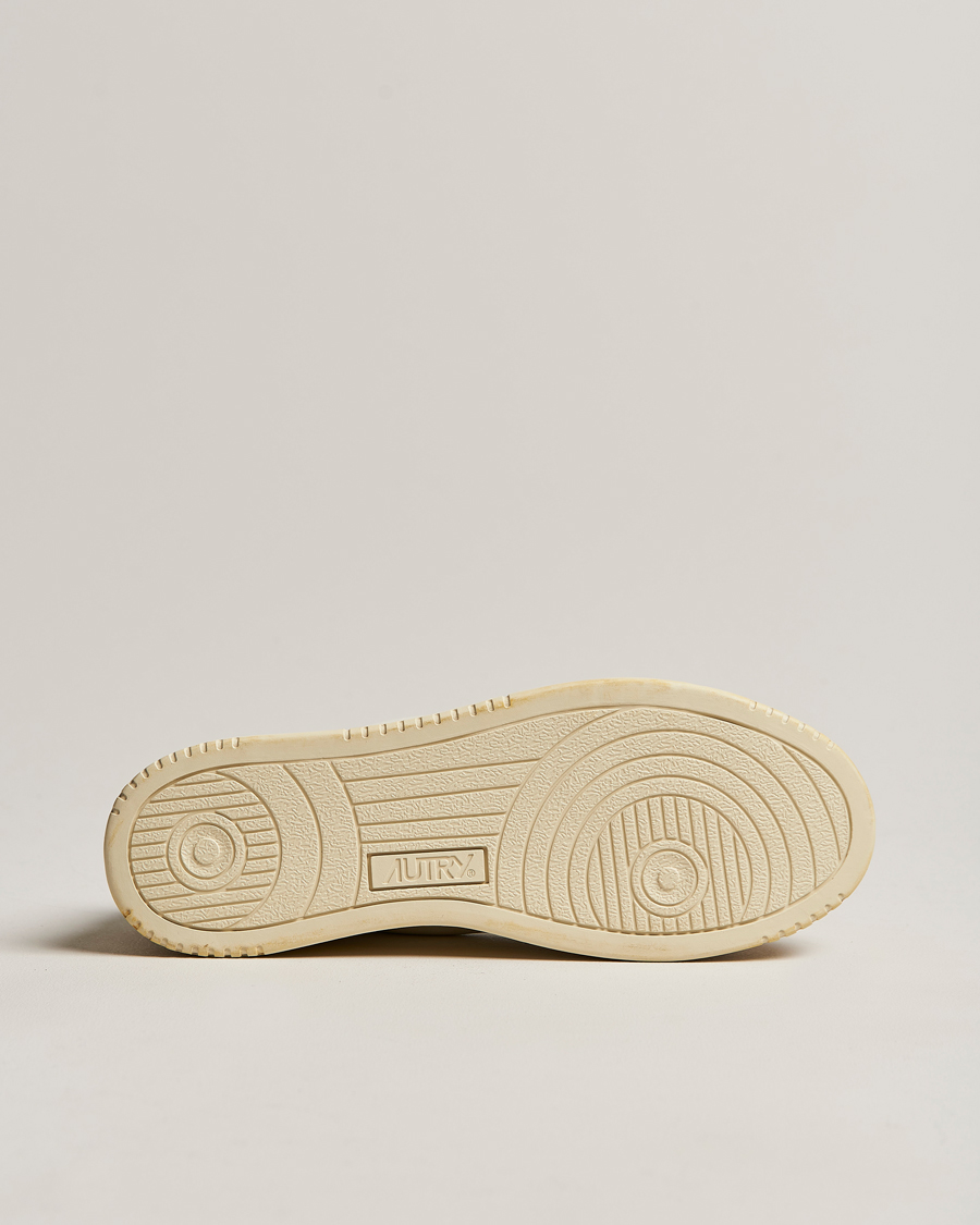 Herre | Autry Super Vintage Low Leather/Suede Sneaker Leat White | Autry | Super Vintage Low Leather/Suede Sneaker Leat White