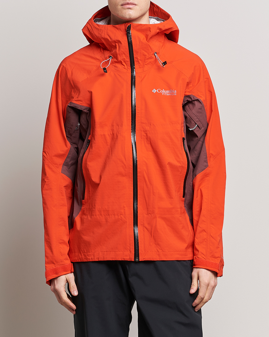 Herre | Moderne jakker | Columbia | Mazama Trail Shell Waterproof Jacket Spicy