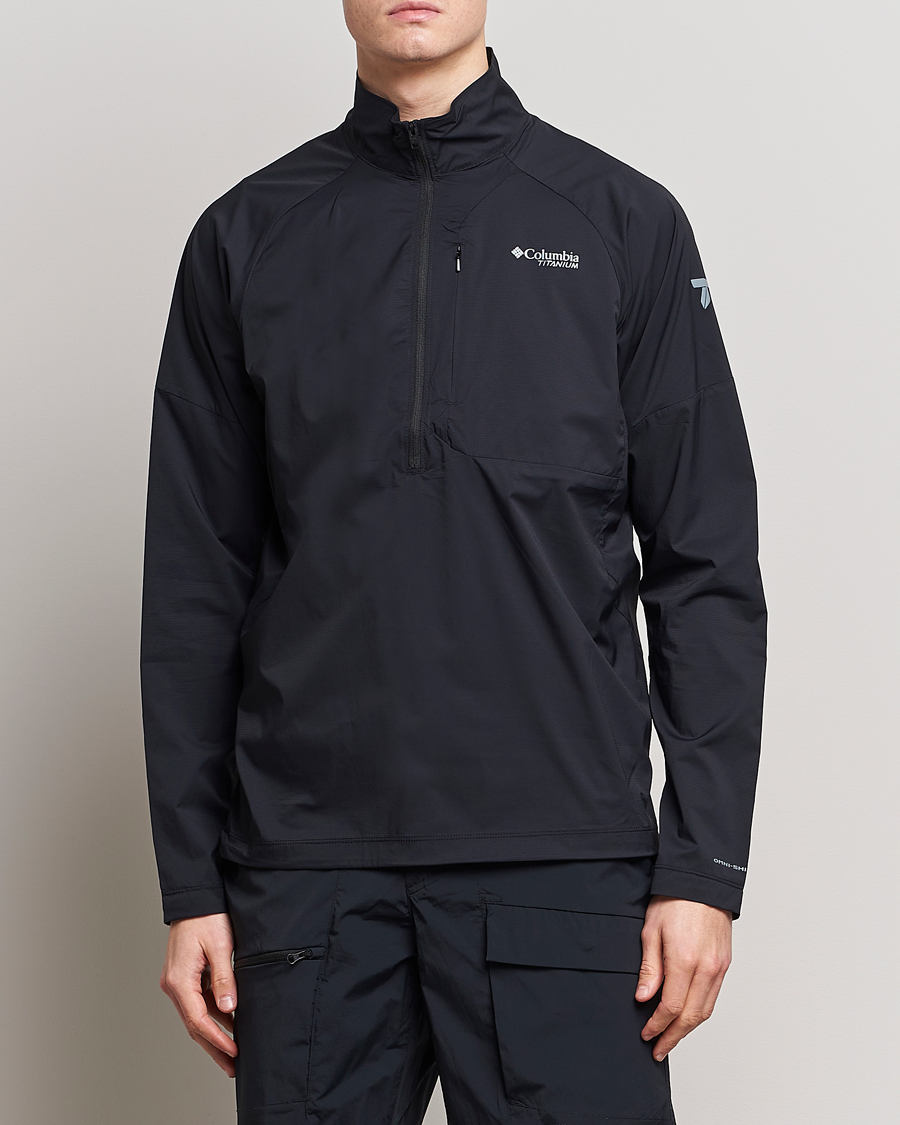 Herre |  | Columbia | Titan Pass Lightweigt Half Zip Jacket Black