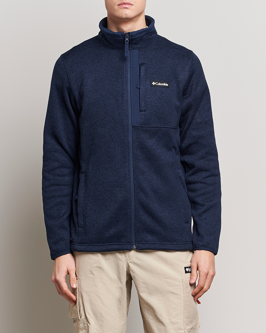 Herre | Gensere | Columbia | Sweater Weather Full Zip Fleece Collegiate Navy