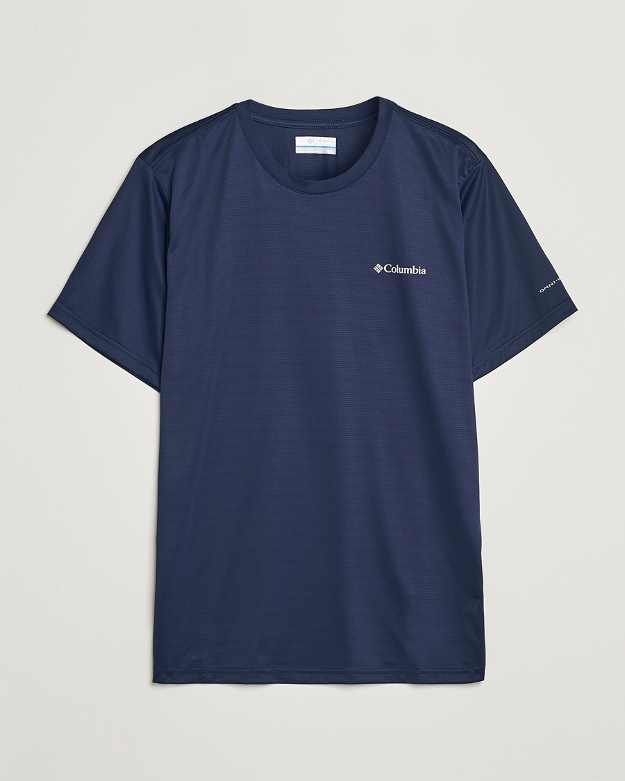 Herre | T-Shirts | Columbia | Hike Function T-shirt Collegiate Navy