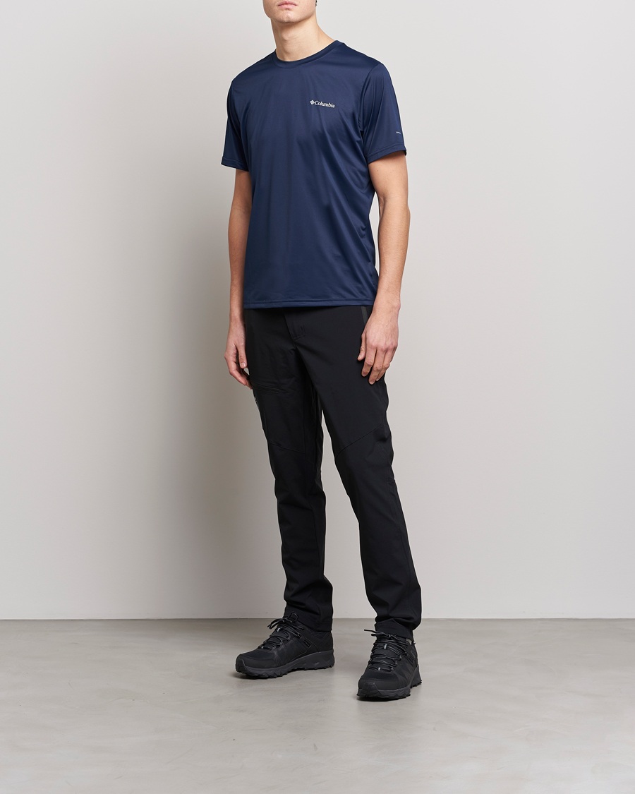 Herre | T-Shirts | Columbia | Hike Function T-shirt Collegiate Navy