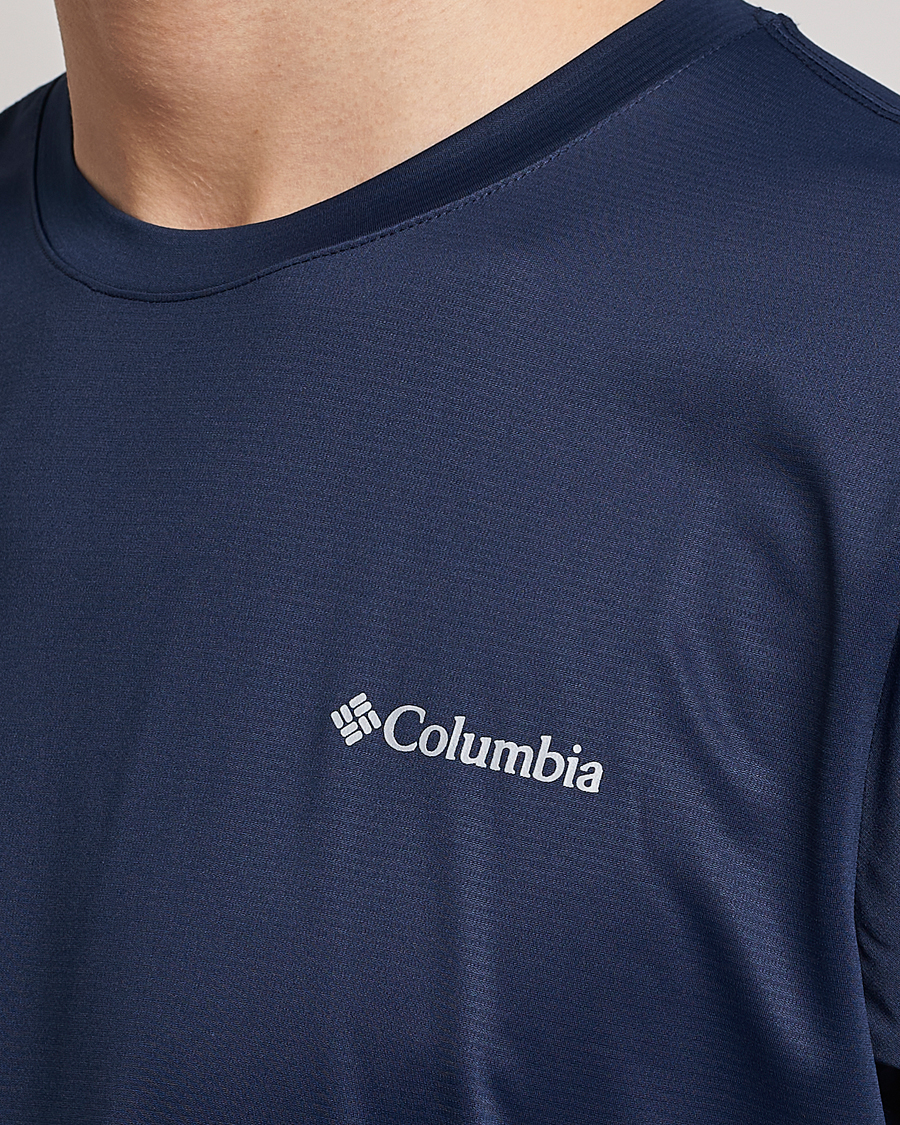 Herre | T-Shirts | Columbia | Hike Function T-shirt Collegiate Navy