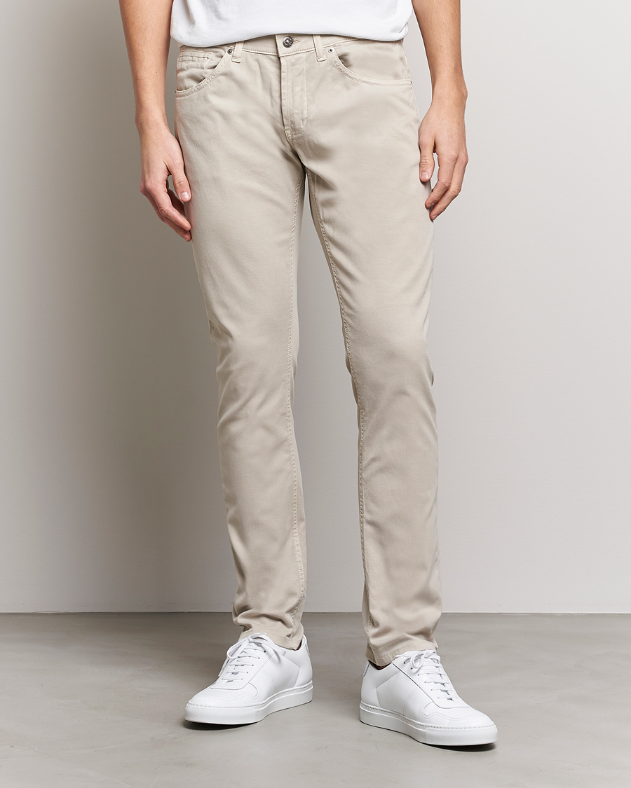 Herre | Bukser | Dondup | George Gabardine 5-Pocket Sand