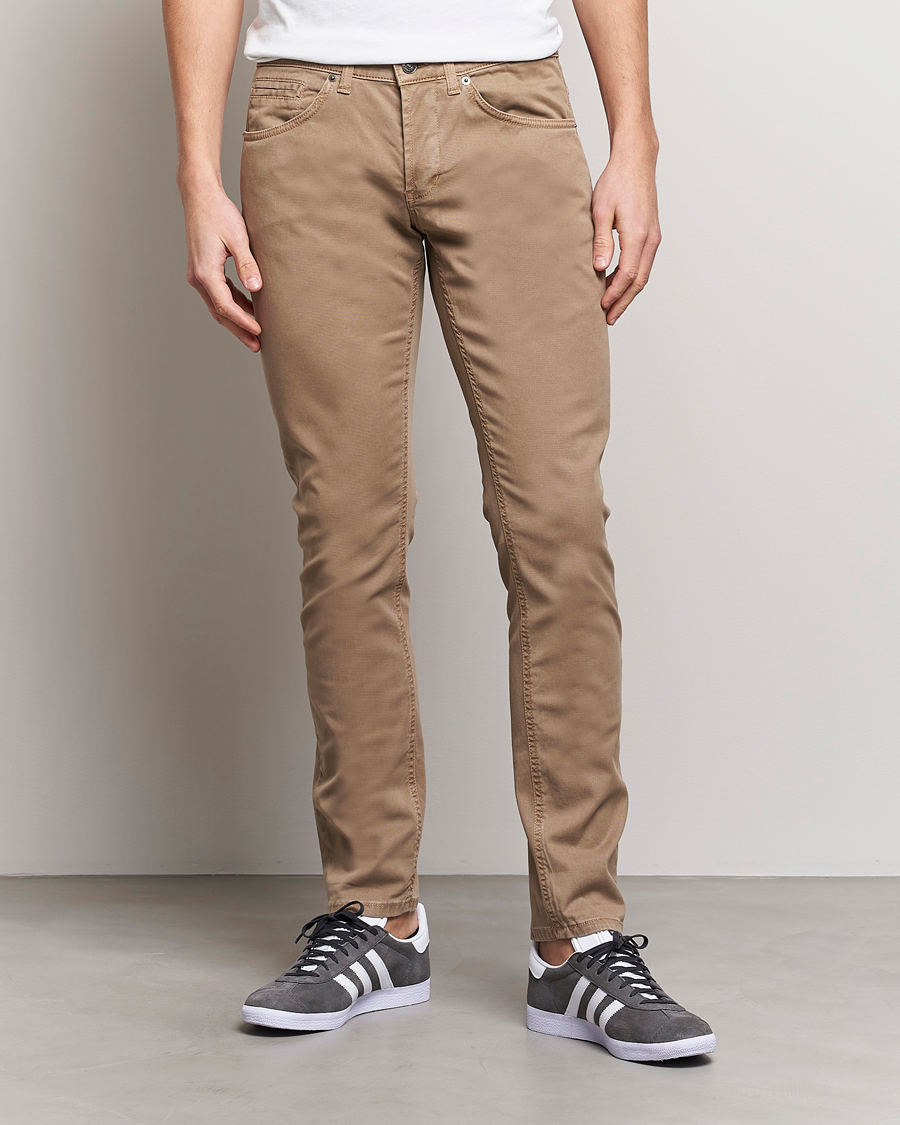 Herre | Salg | Dondup | George Gabardine 5-Pocket Khaki