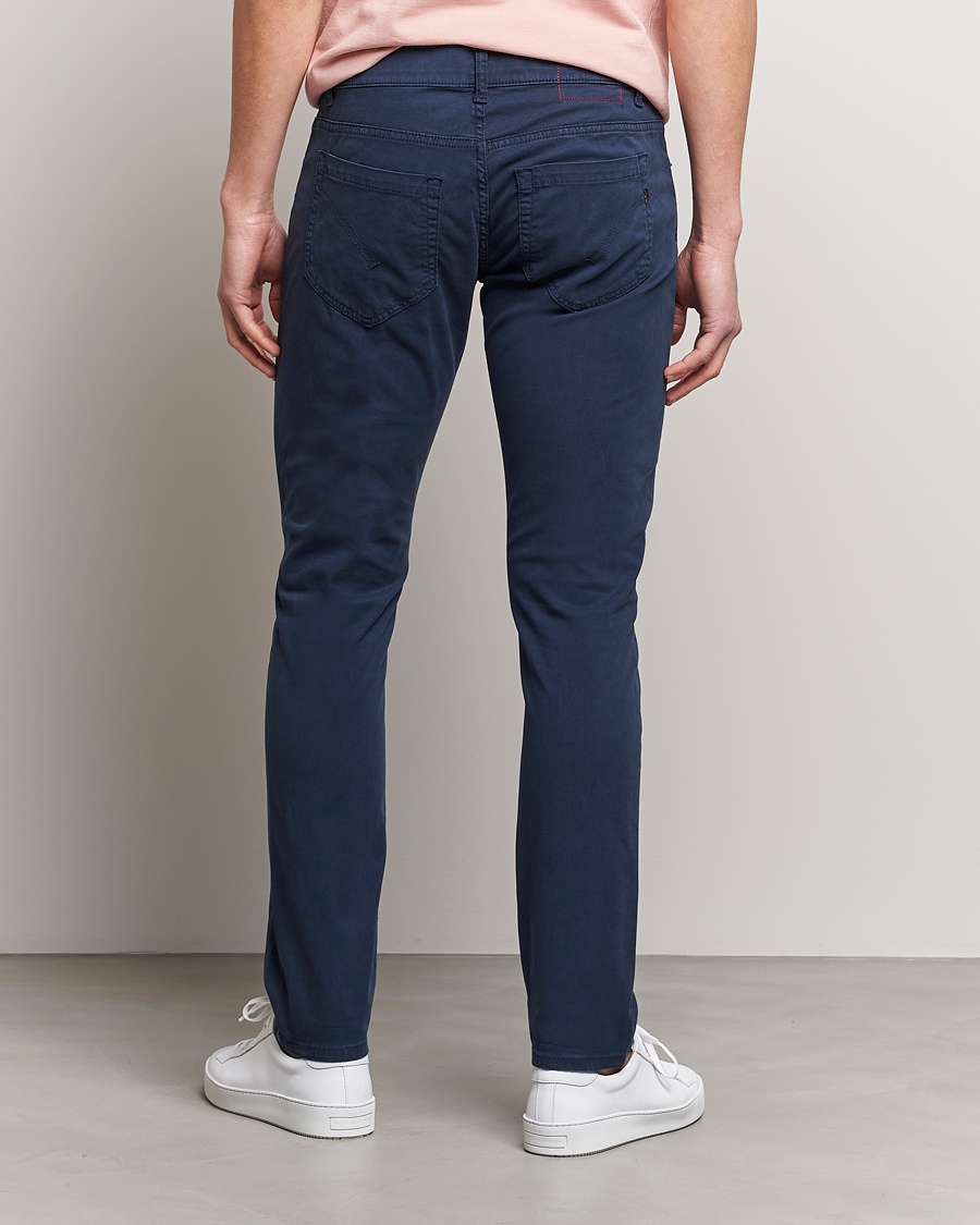 Herre | Bukser | Dondup | George Gabardine 5-Pocket Navy