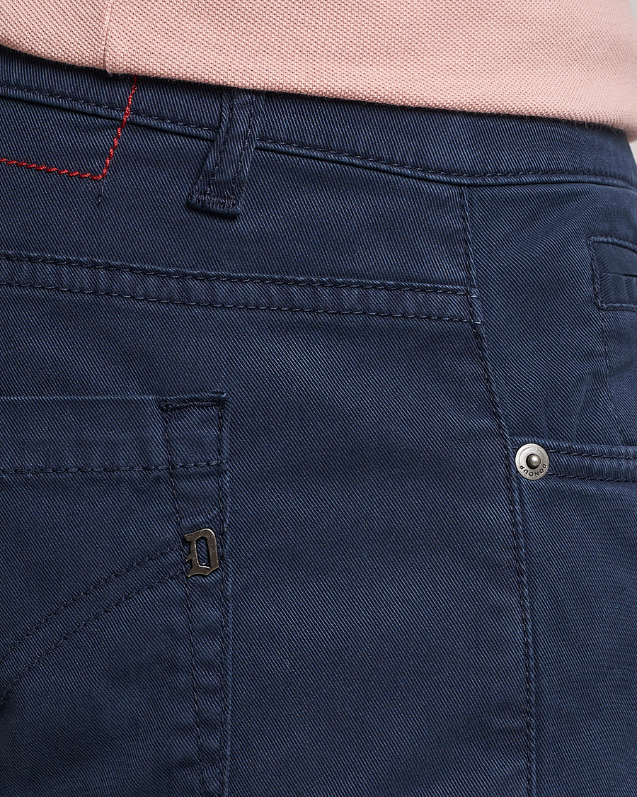 Herre | Bukser | Dondup | George Gabardine 5-Pocket Navy