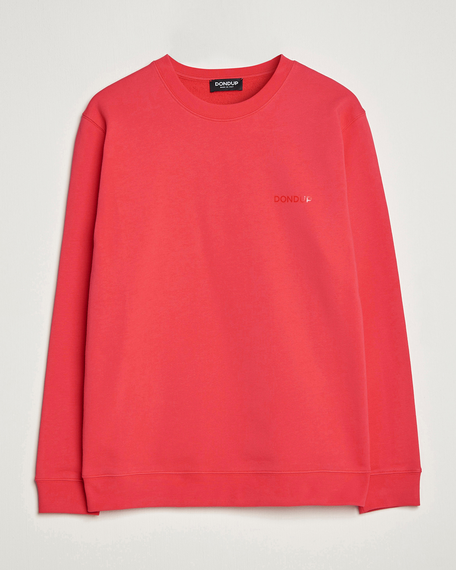 Herre | Gensere | Dondup | Logo Sweatshirt Coral