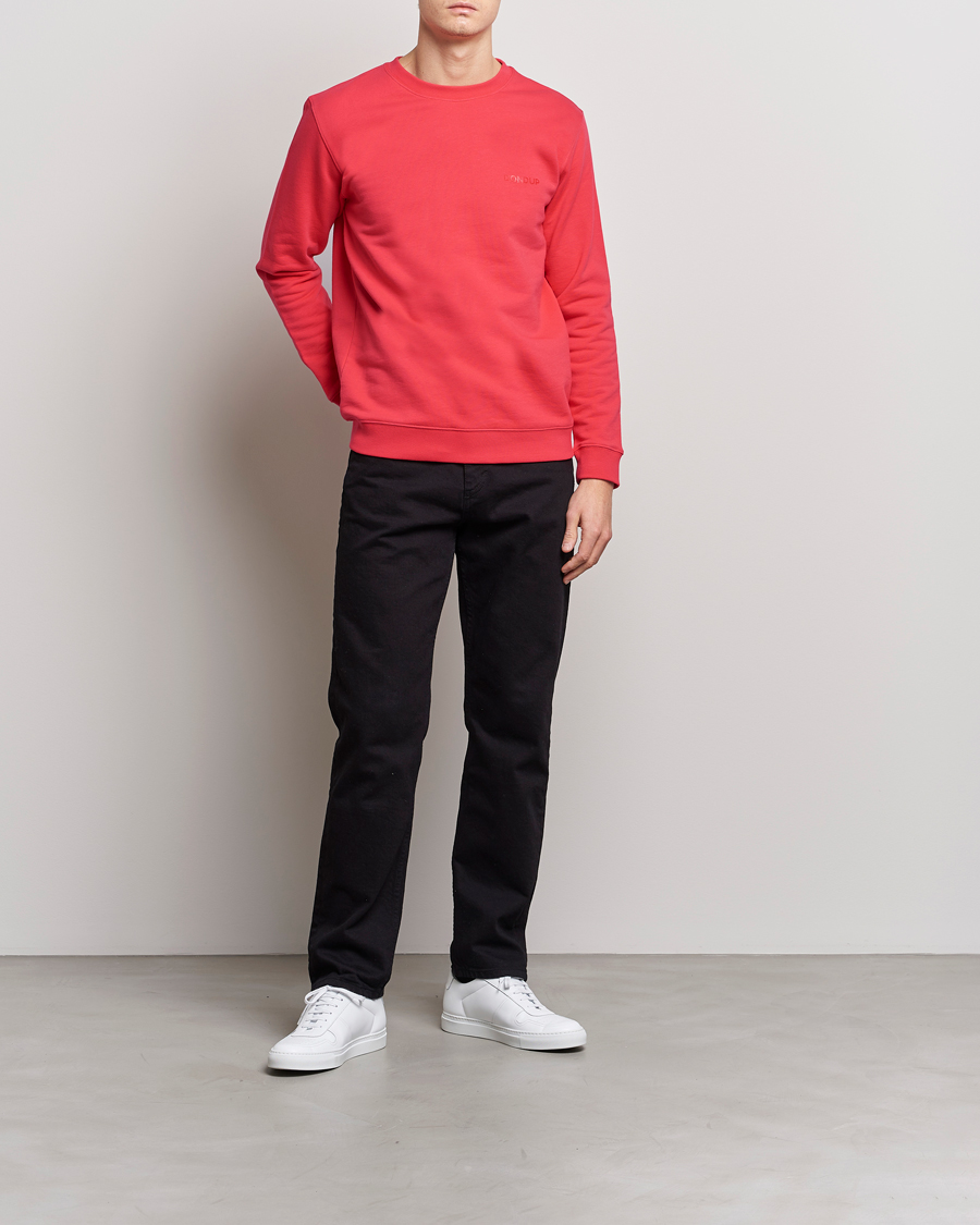 Herre | Gensere | Dondup | Logo Sweatshirt Coral