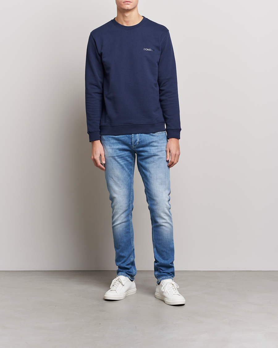 Herre | Gensere | Dondup | Logo Sweatshirt Navy