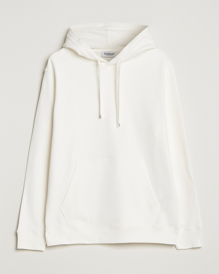 Herre | Gensere | Dondup | Logo Hoodie White