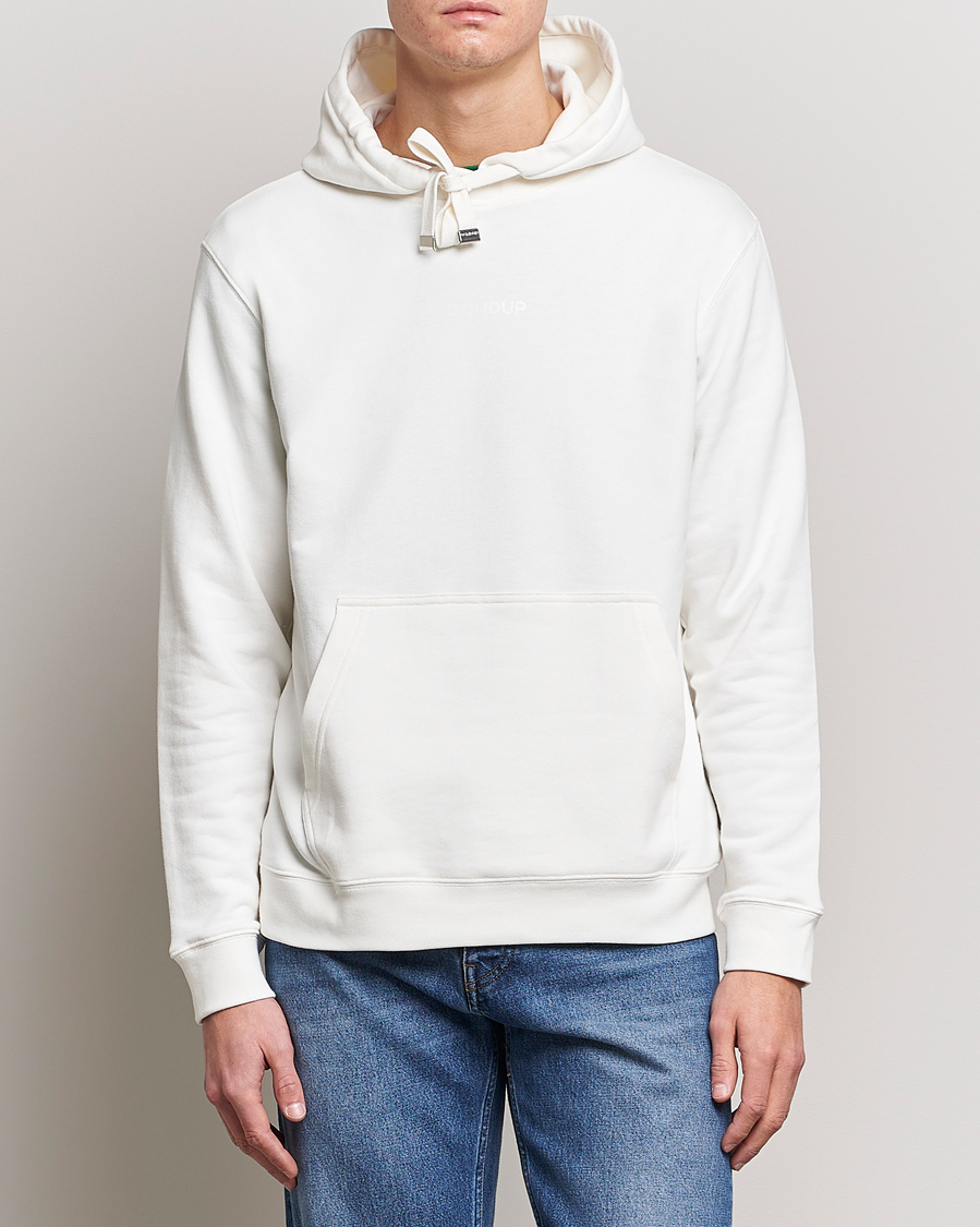 Herre | Gensere | Dondup | Logo Hoodie White