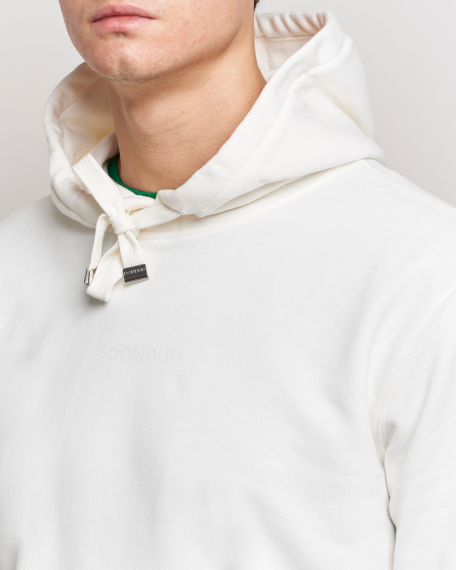 Herre | Gensere | Dondup | Logo Hoodie White