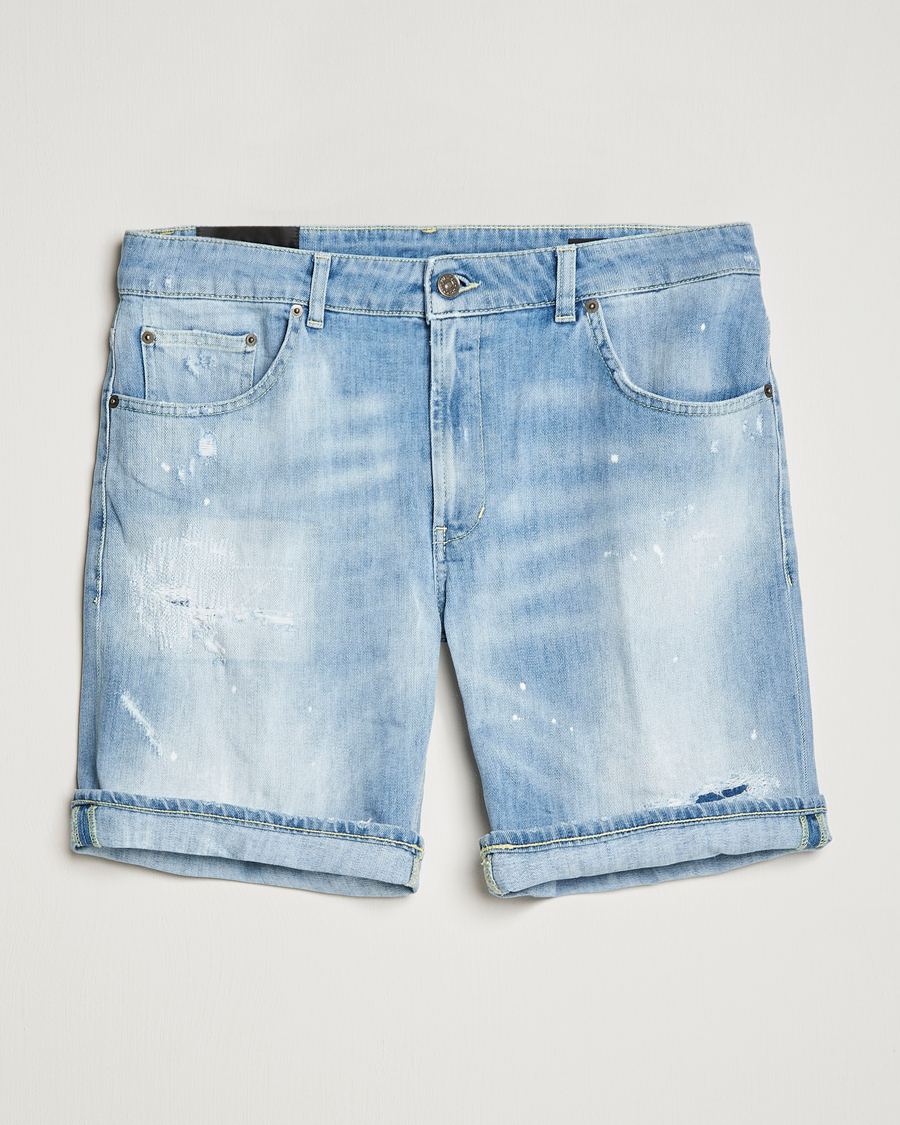 Herre | Shorts | Dondup | Derick Bull Denim Shorts Light Blue
