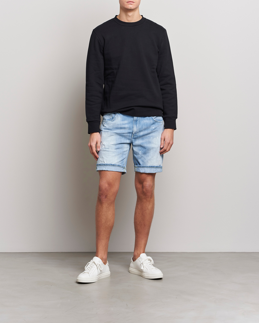 Herre | Shorts | Dondup | Derick Bull Denim Shorts Light Blue