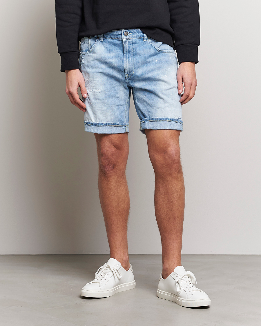 Herre | Shorts | Dondup | Derick Bull Denim Shorts Light Blue