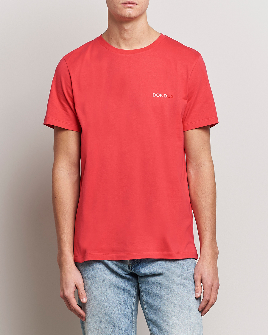Herre |  | Dondup | Crew Neck Tee Coral