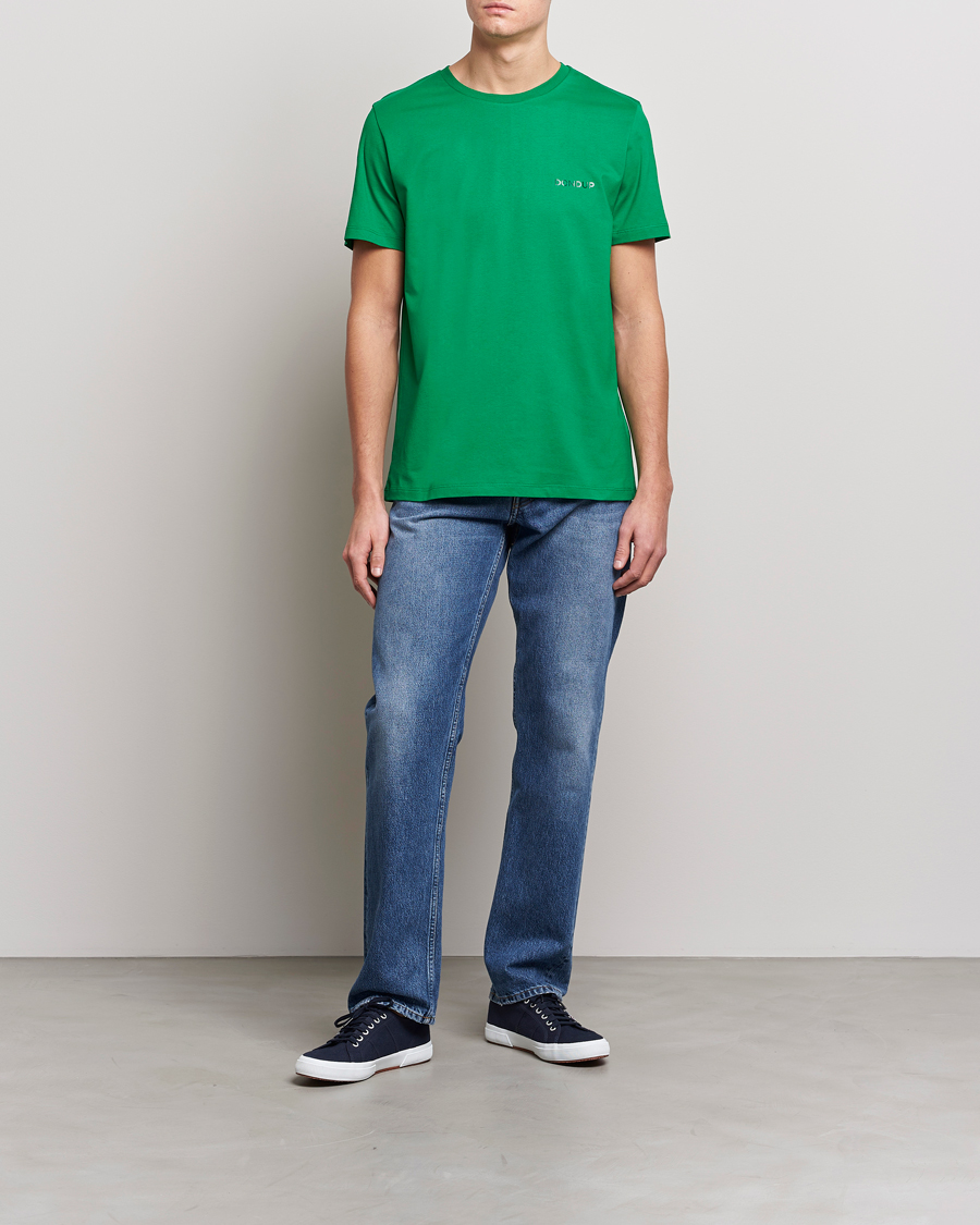 Herre | T-Shirts | Dondup | Crew Neck Tee Green